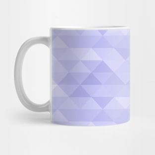 Very peri Purple violet triangle geometric squares pattern Mug